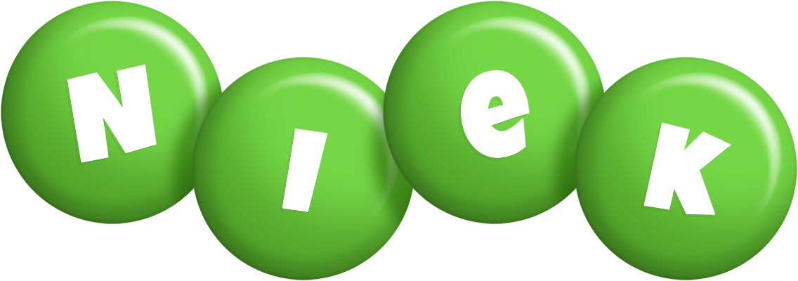 Niek candy-green logo
