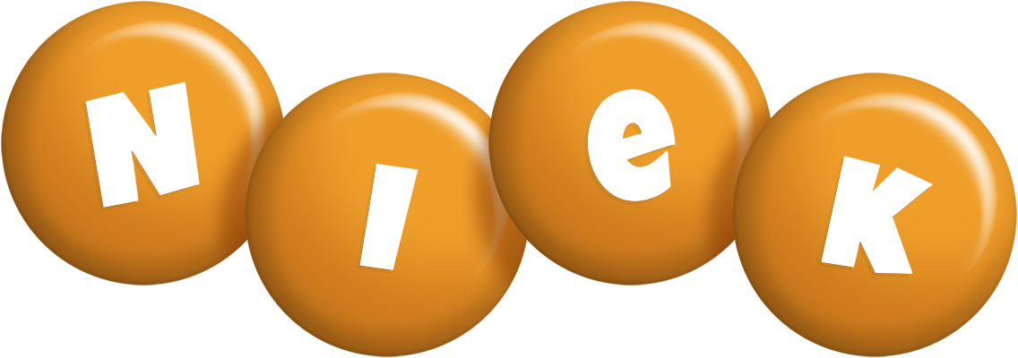 Niek candy-orange logo