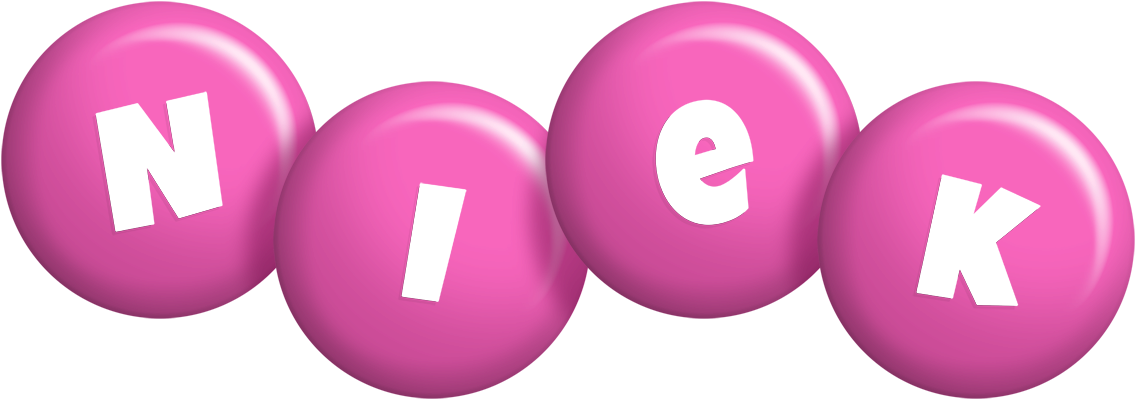 Niek candy-pink logo