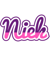 Niek cheerful logo