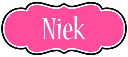 Niek invitation logo