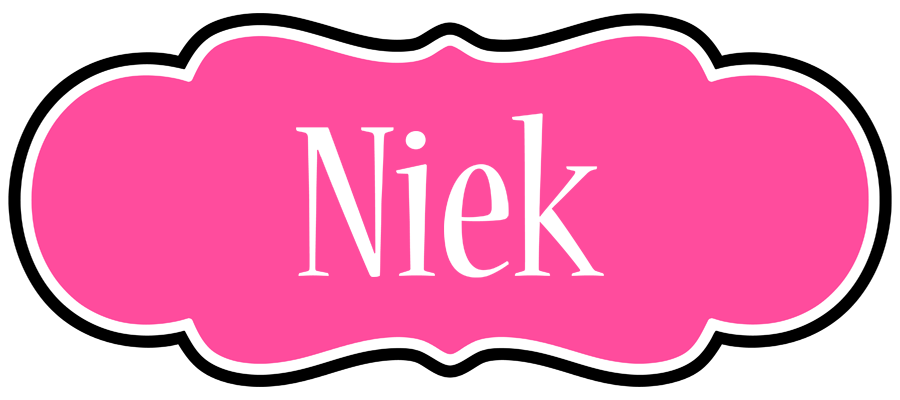 Niek invitation logo