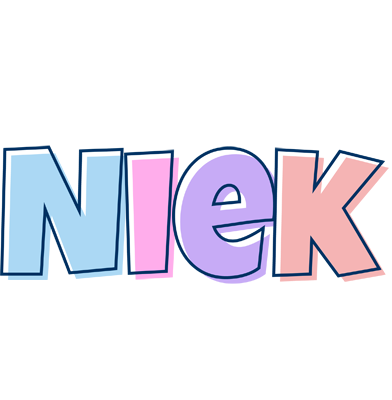 Niek pastel logo