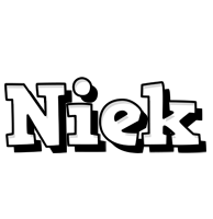 Niek snowing logo