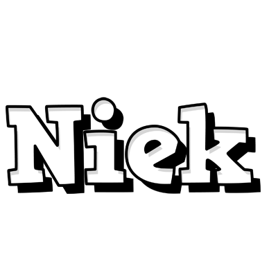 Niek snowing logo