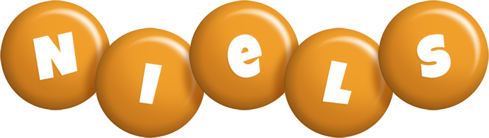 Niels candy-orange logo