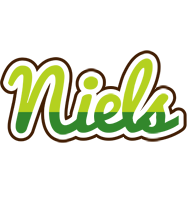 Niels golfing logo
