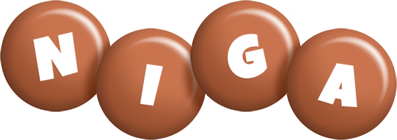 Niga candy-brown logo