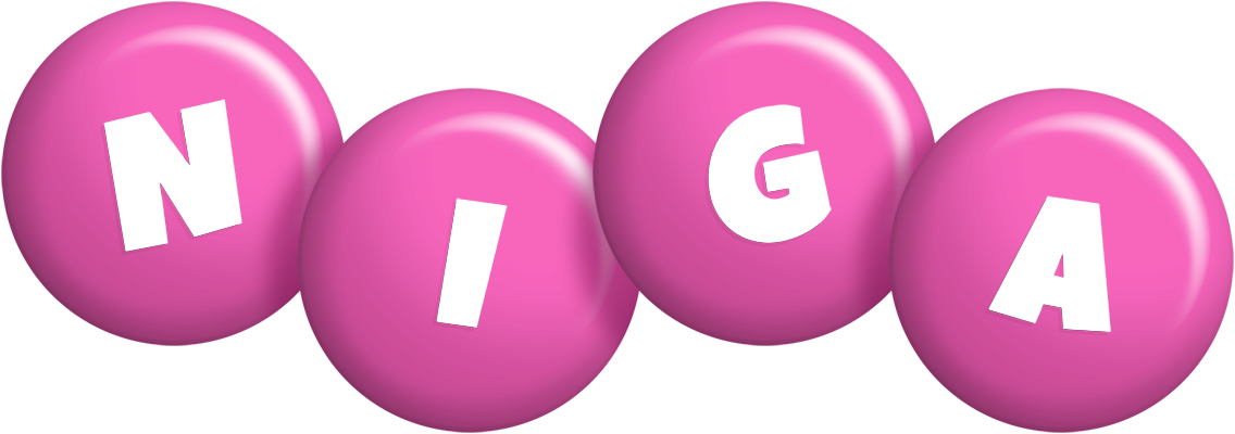 Niga candy-pink logo