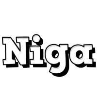 Niga snowing logo