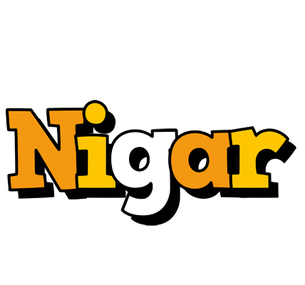 Nigar cartoon logo
