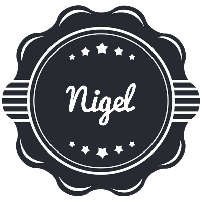 Nigel badge logo
