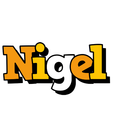 Nigel cartoon logo