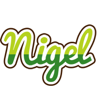Nigel golfing logo