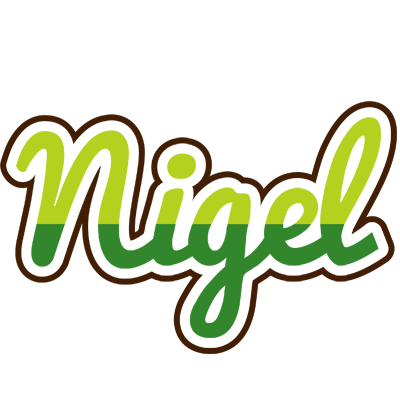 Nigel golfing logo