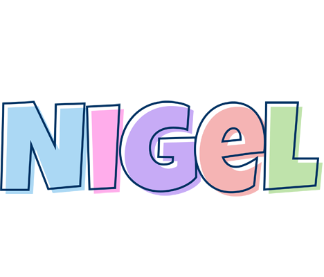 Nigel pastel logo