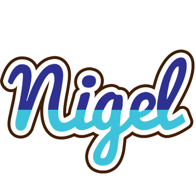 Nigel raining logo