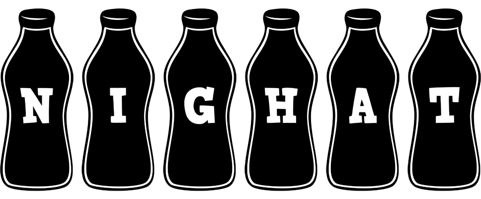 Nighat bottle logo