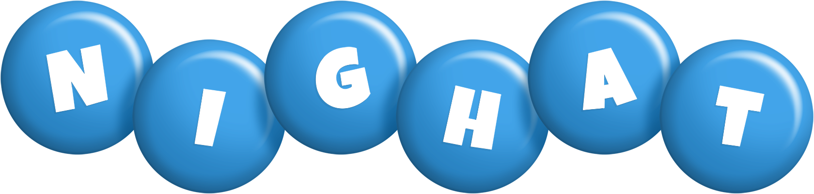 Nighat candy-blue logo