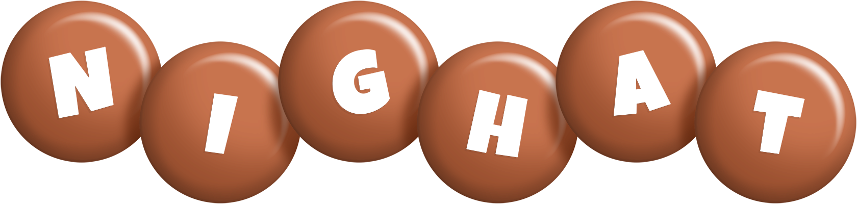 Nighat candy-brown logo