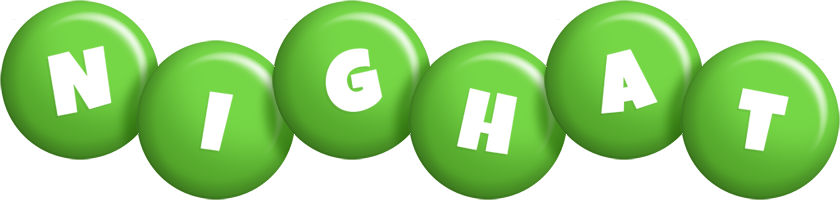 Nighat candy-green logo