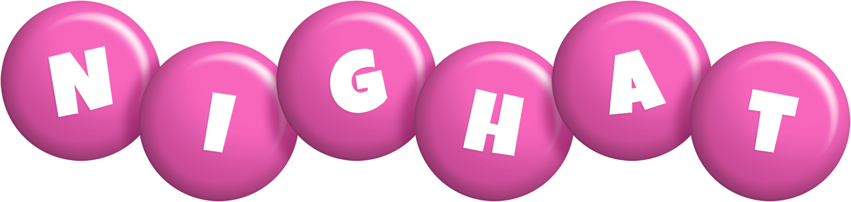 Nighat candy-pink logo