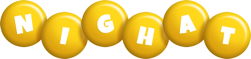 Nighat candy-yellow logo