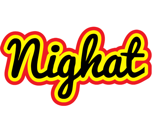 Nighat flaming logo