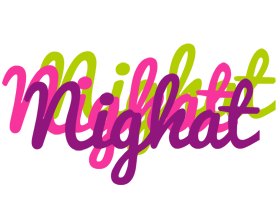 Nighat flowers logo