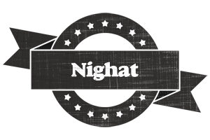 Nighat grunge logo