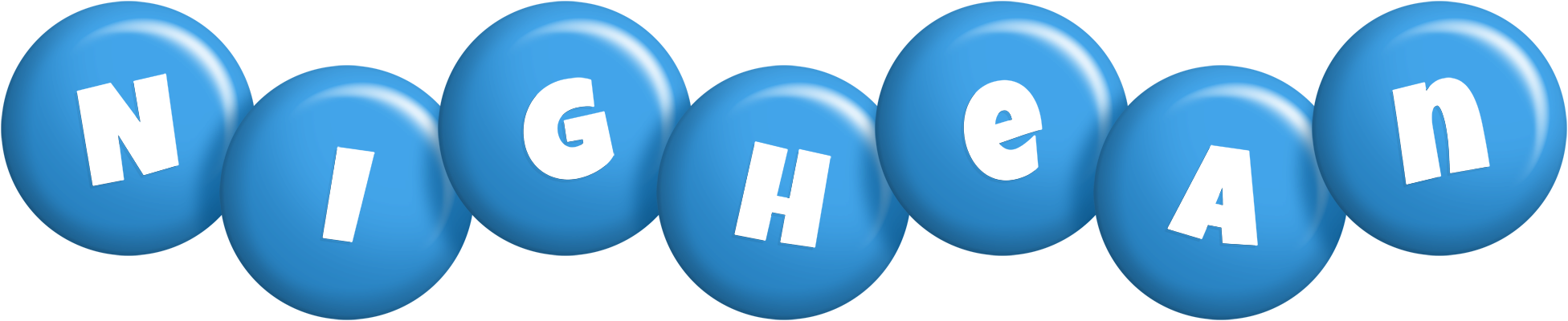 Nighean candy-blue logo