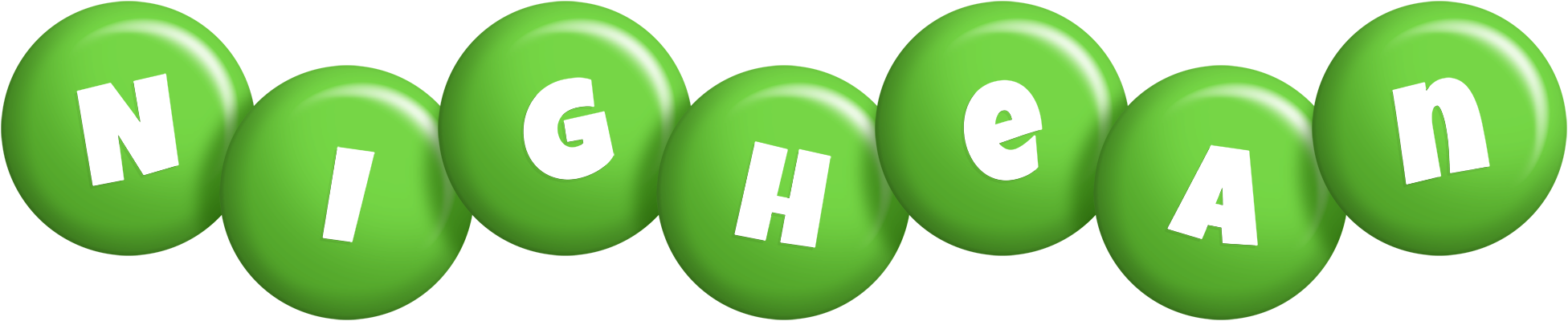 Nighean candy-green logo