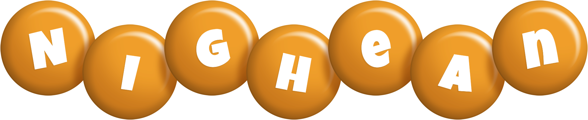 Nighean candy-orange logo