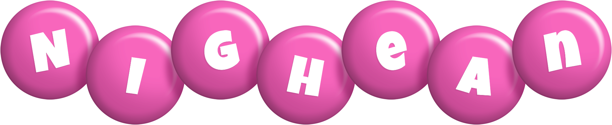 Nighean candy-pink logo