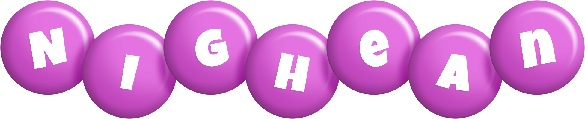 Nighean candy-purple logo