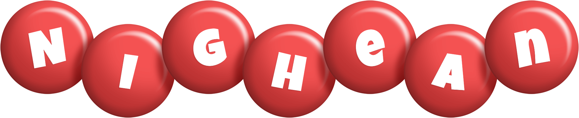 Nighean candy-red logo