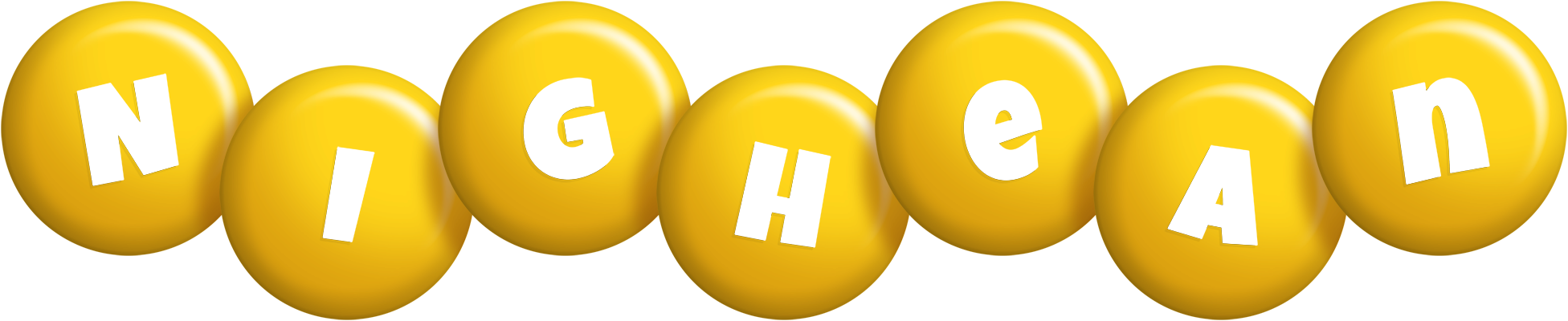 Nighean candy-yellow logo