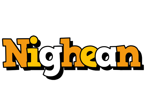 Nighean cartoon logo