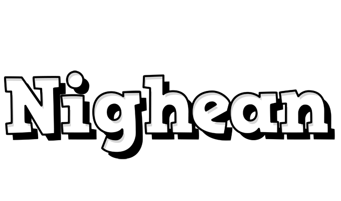 Nighean snowing logo