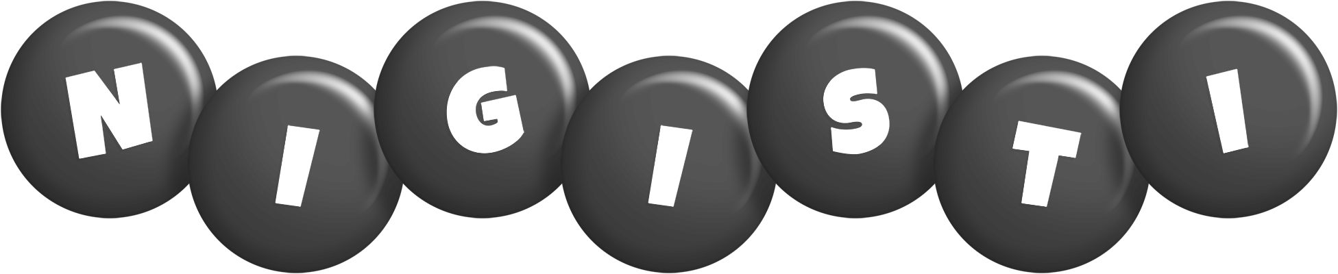 Nigisti candy-black logo