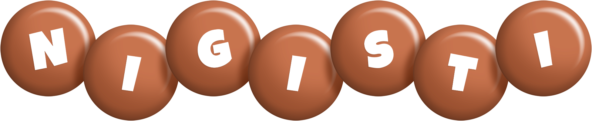 Nigisti candy-brown logo