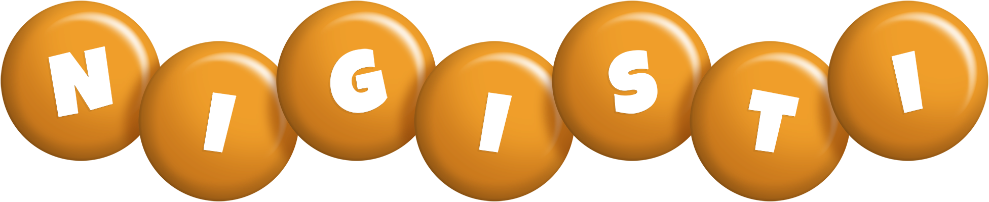 Nigisti candy-orange logo