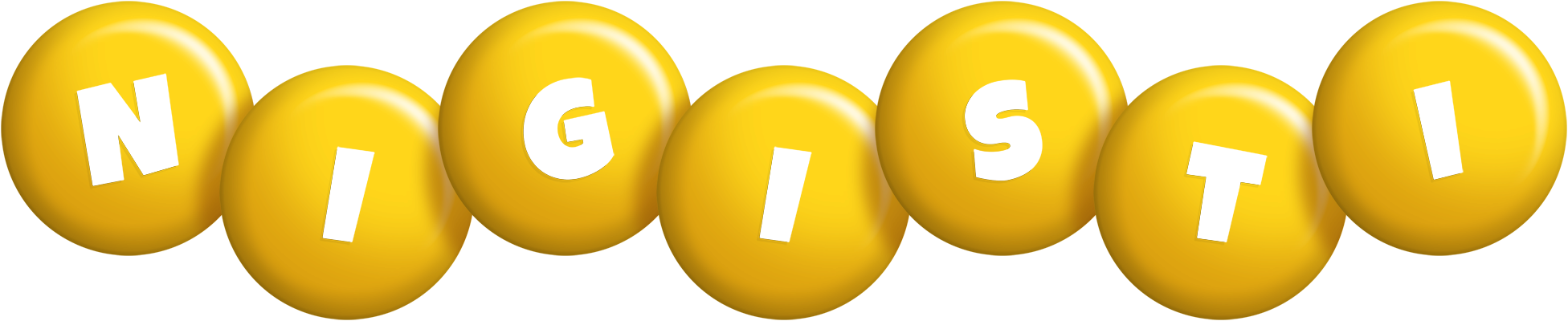 Nigisti candy-yellow logo