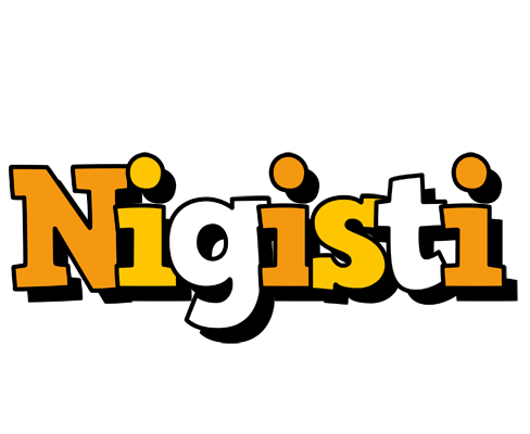 Nigisti cartoon logo
