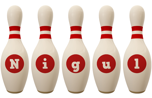 Nigul bowling-pin logo