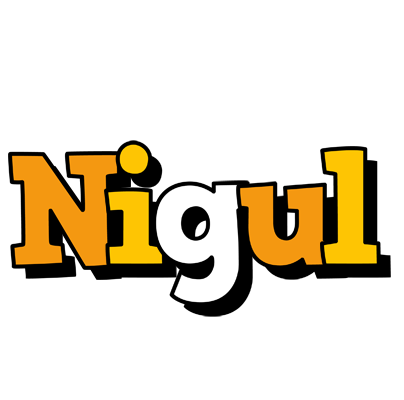 Nigul cartoon logo
