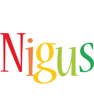 Nigus birthday logo