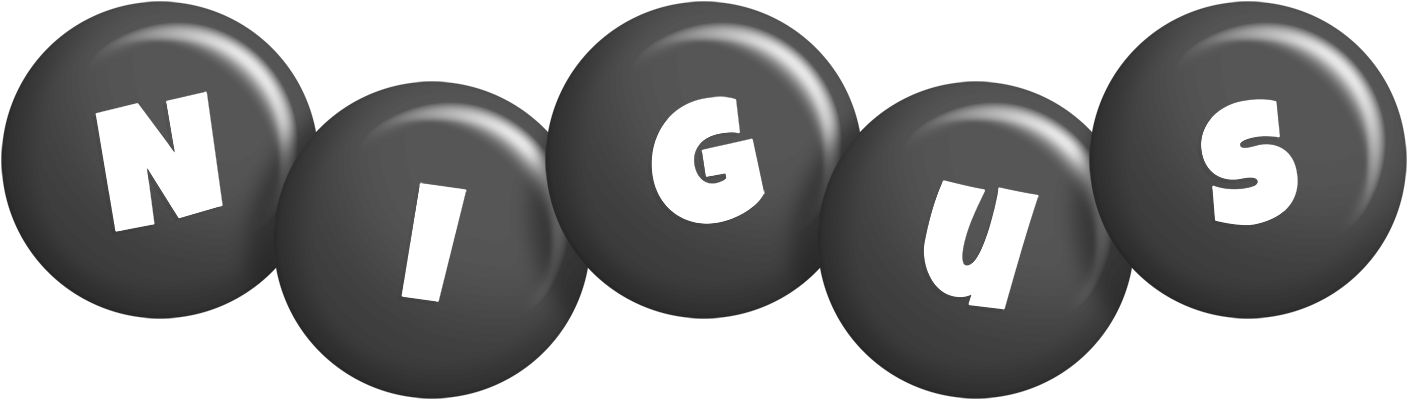 Nigus candy-black logo
