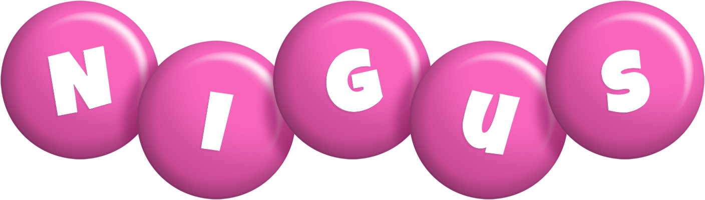 Nigus candy-pink logo