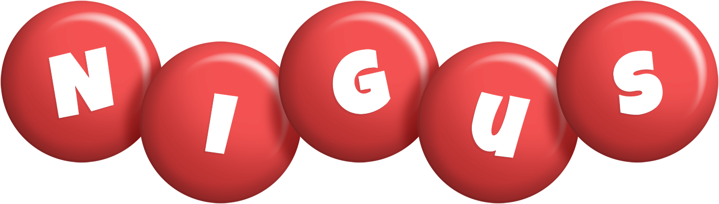 Nigus candy-red logo
